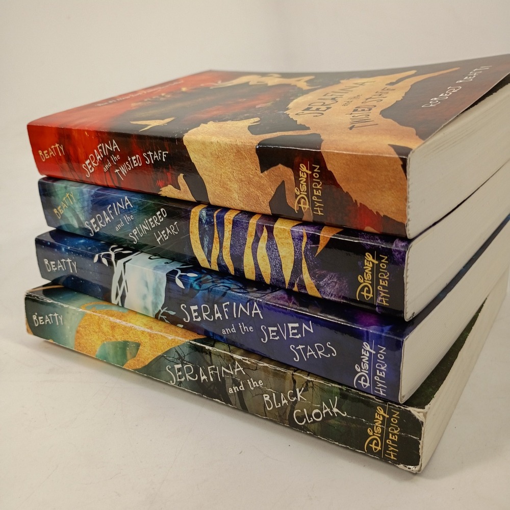 Lot of 4 Serafina Robert Beatty Books Black Cloak Twisted Staff Seven Stars PB - Picture 8 of 8